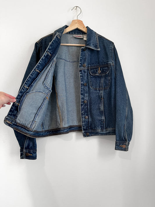 vintage bill blass jean jacket (medium)