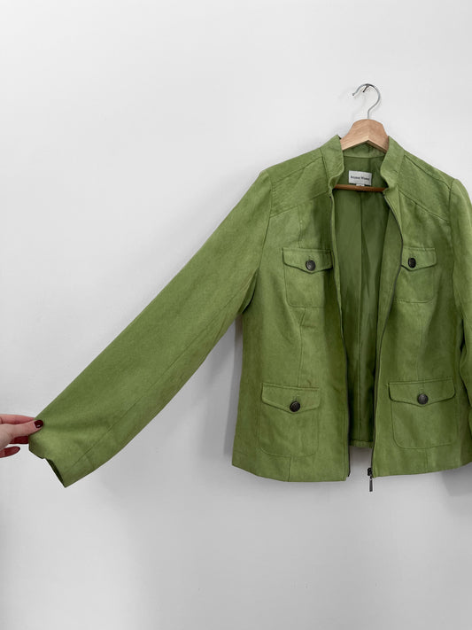 green lightweight spring jacket (large)