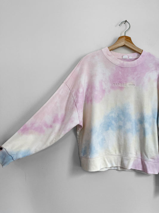 muted tie - dye crewneck (small)