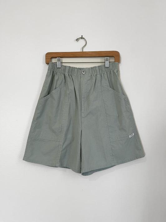vintage sage cotton stretch shorts (26)